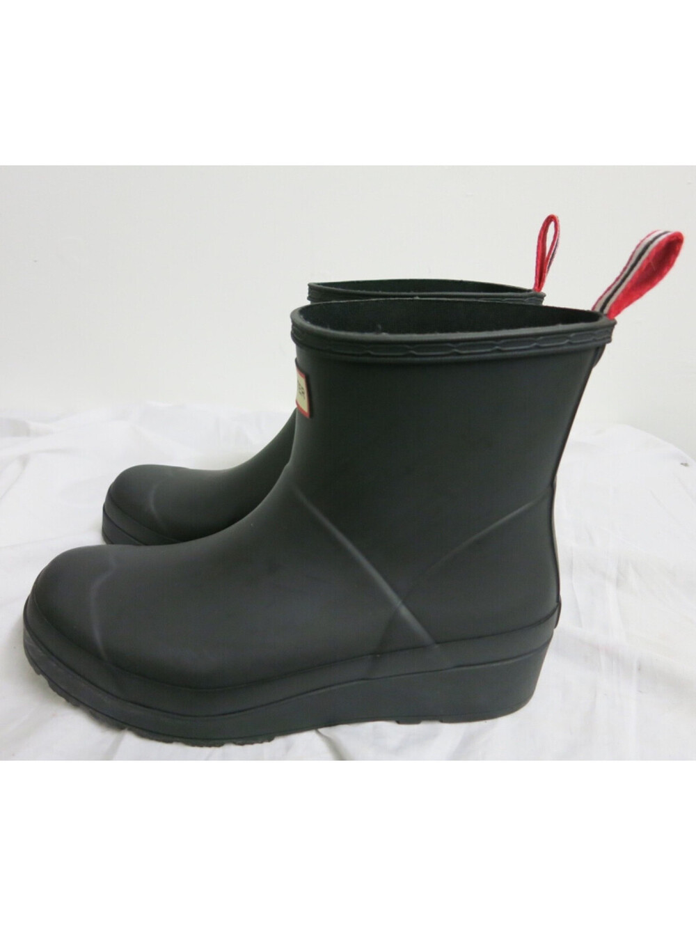 Hunter Women's Original Short Play Boots Black Size 9
